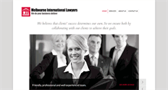 Desktop Screenshot of melbourneinternationallawyers.com.au
